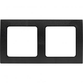 Рамка 2-местная EKF PROXIMA СТОГКОЛЬМ черная