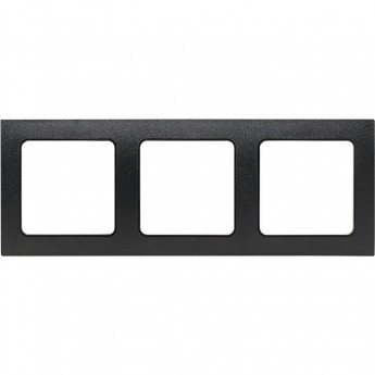 Рамка 3-местная EKF PROXIMA СТОГКОЛЬМ черная EKF PROxima
