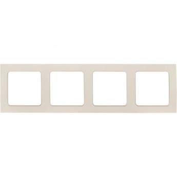 Рамка 4-местная EKF PROXIMA СТОГКОЛЬМ белая