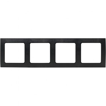 Рамка 4-местная EKF PROXIMA СТОГКОЛЬМ черная