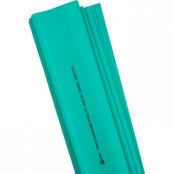 Трубка термоусаживаемая EKF ТУТ нг 40/20 зеленая в отрезках по 1м PROxima